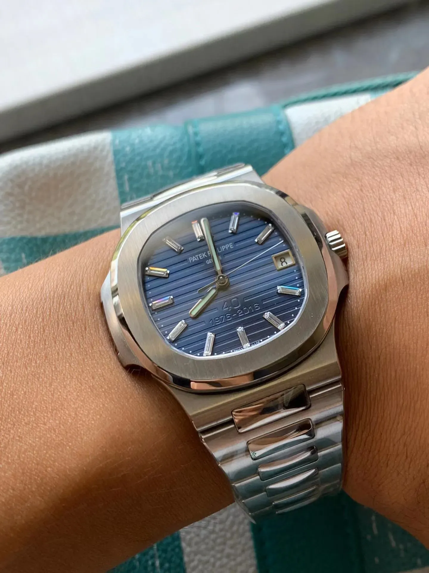 パテック フィリップ「Patek Philippe」ノーチラス 40周年記念限定 クロノグラフ ウォッチ