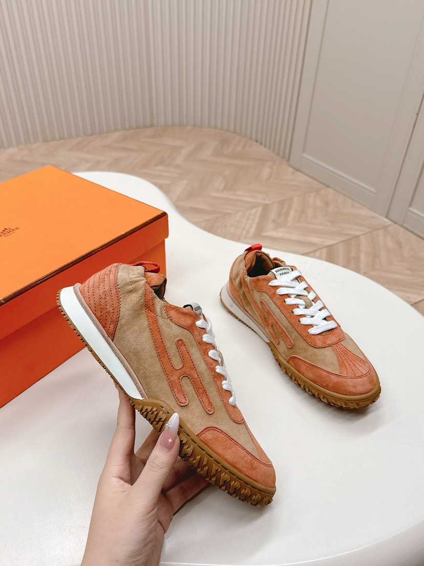 エルメス「Hermès」エルメス ガニーシューズ / レザースニーカー