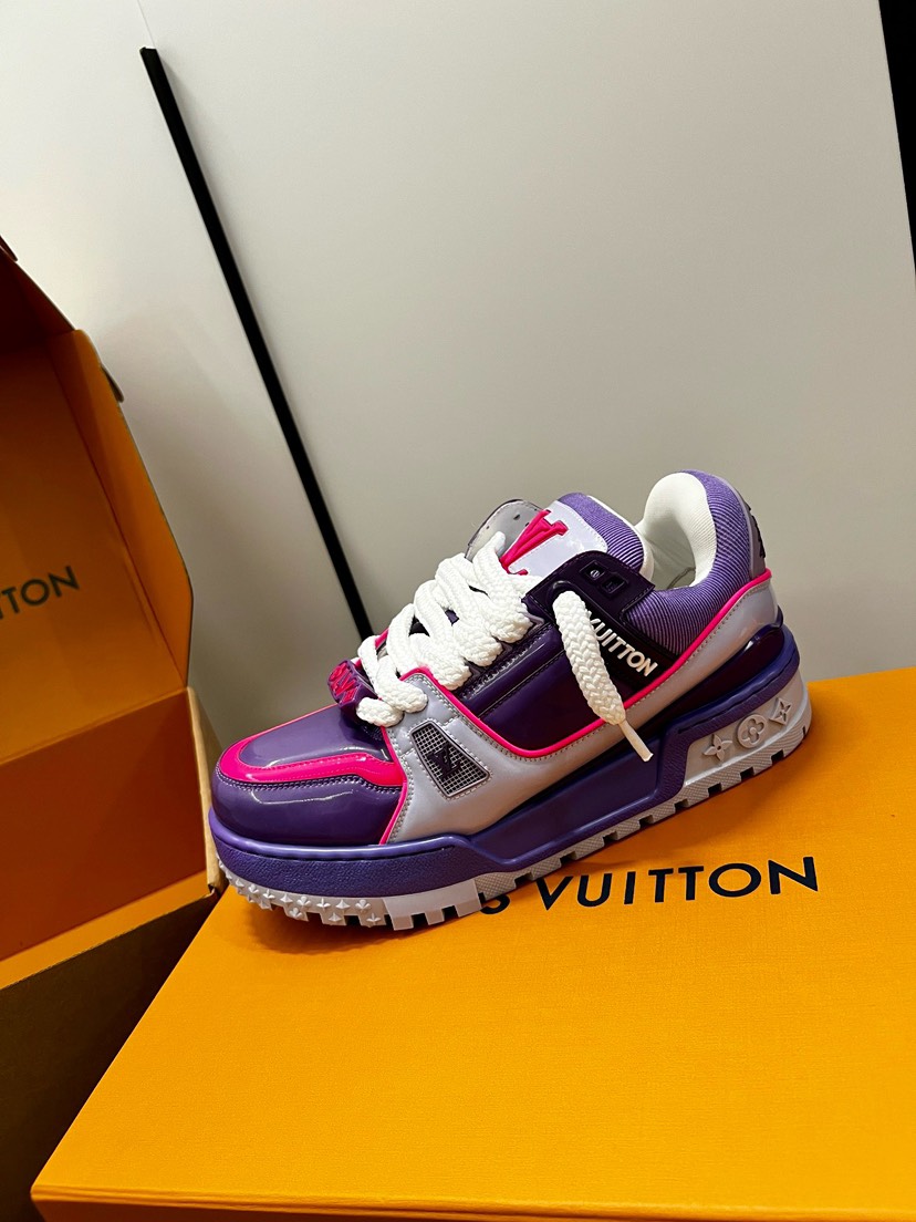 ルイ・ヴィトン「Louis Vuitton」ルイ・ヴィトン トレーナーマキシ スニーカー / レザースニーカー