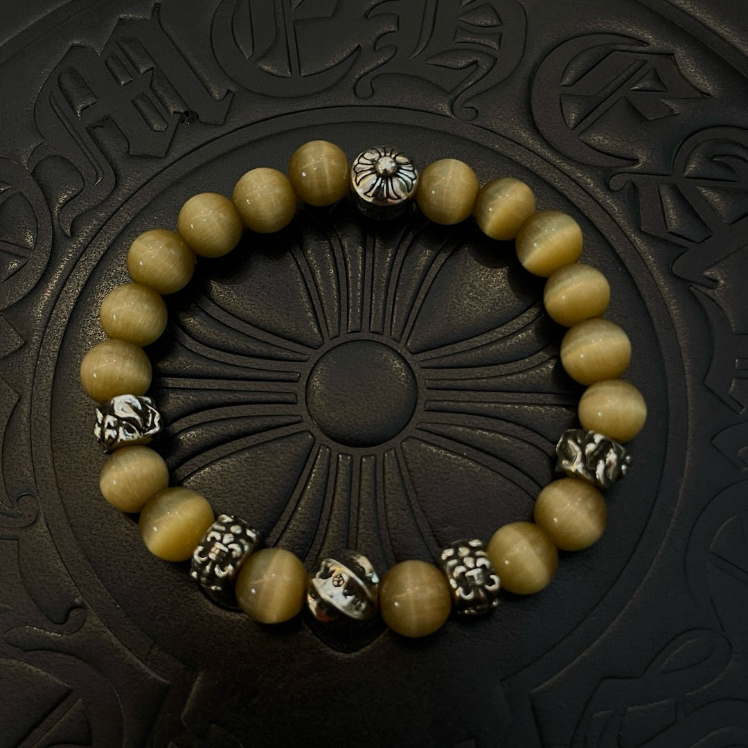 クロムハーツ「Chrome Hearts」ブレスレット - ヴィンテージ＆ロックテイスト ペア用