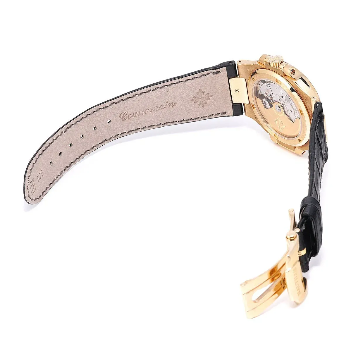 パテック フィリップ「Patek Philippe」ナチュラル ゴムベルトモデル メンズ腕時計40MM