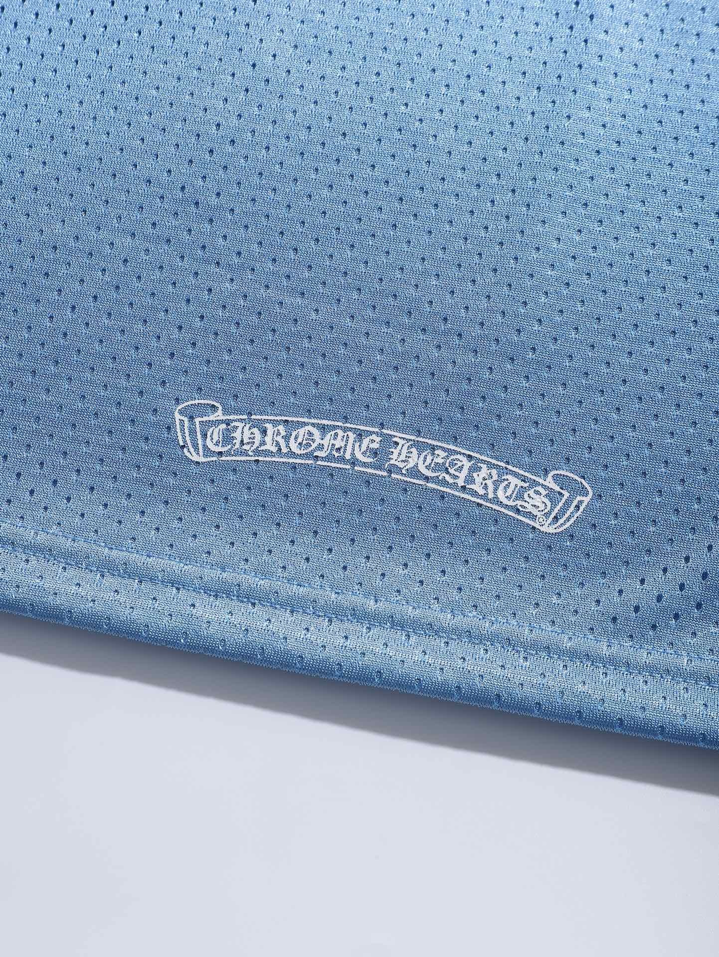 クロムハーツ「Chrome Hearts」ヘビーデューティーアイスホッケージャージ ブルー 26/2 320g