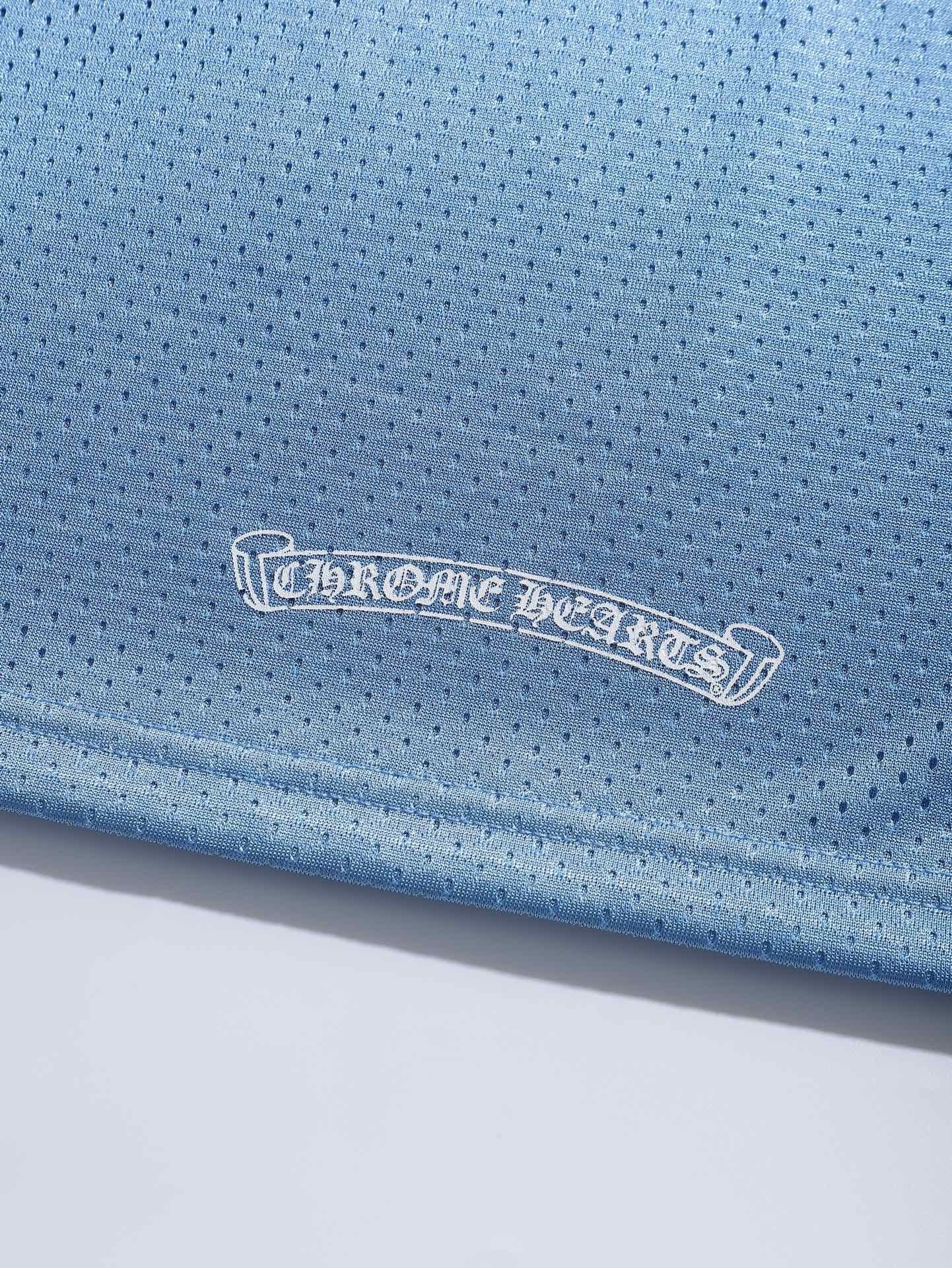 クロムハーツ「Chrome Hearts」ヘビーデューティーアイスホッケージャージ ブルー 26/2 320g