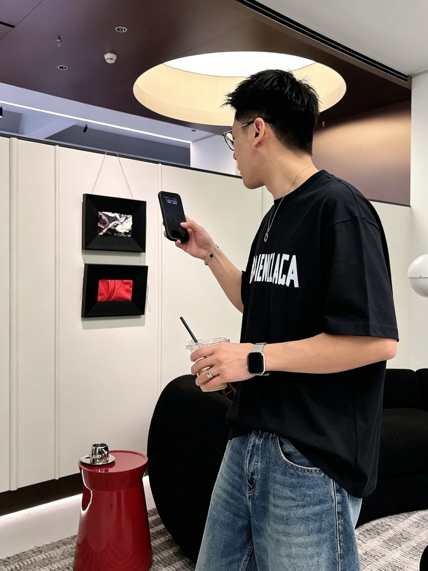 バレンシアガ「Balenciaga」ロゴプリントTシャツ / ショートスリーブ クルーネック