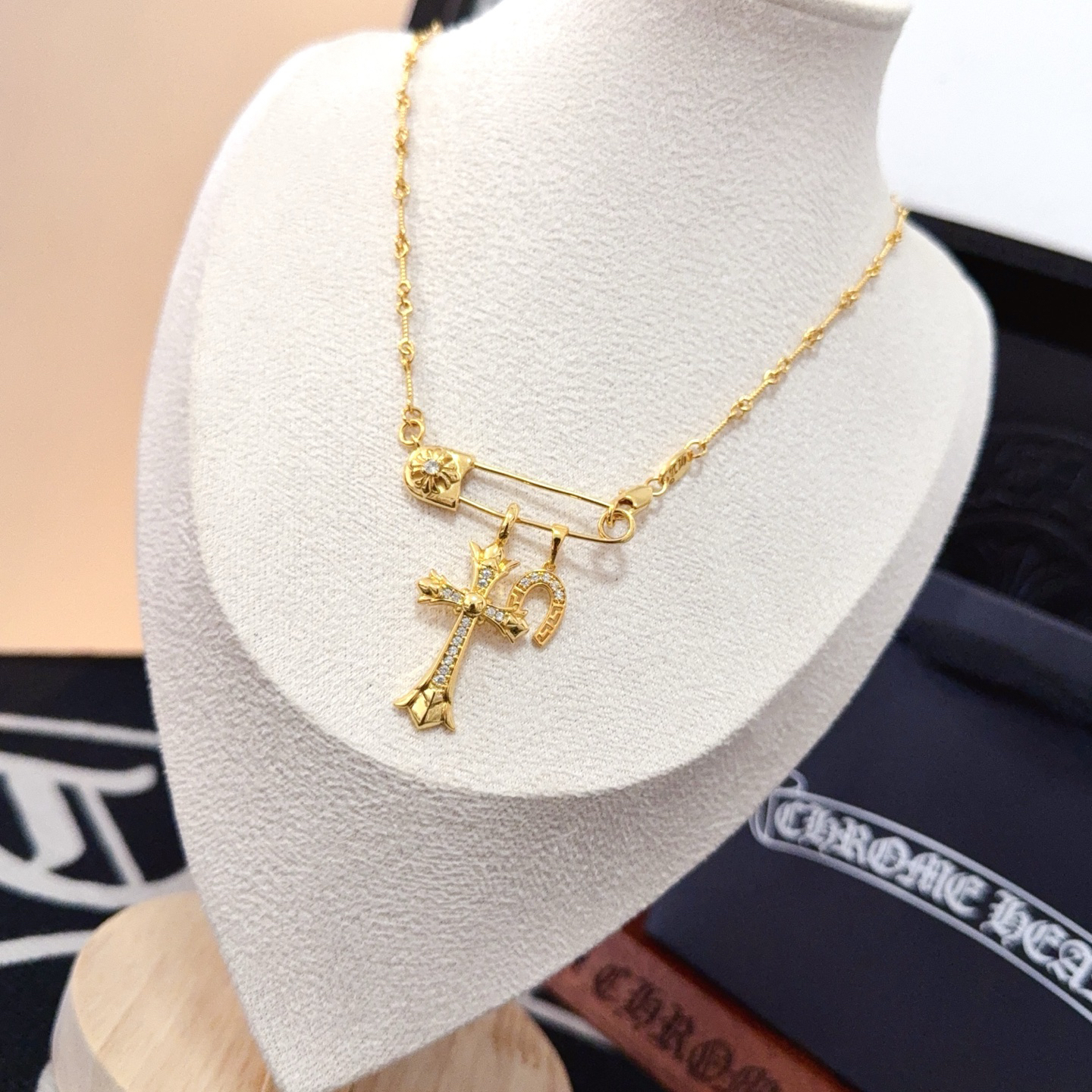 クロムハーツ「Chrome Hearts」シンプルペンダントネックレス - ユニセックス