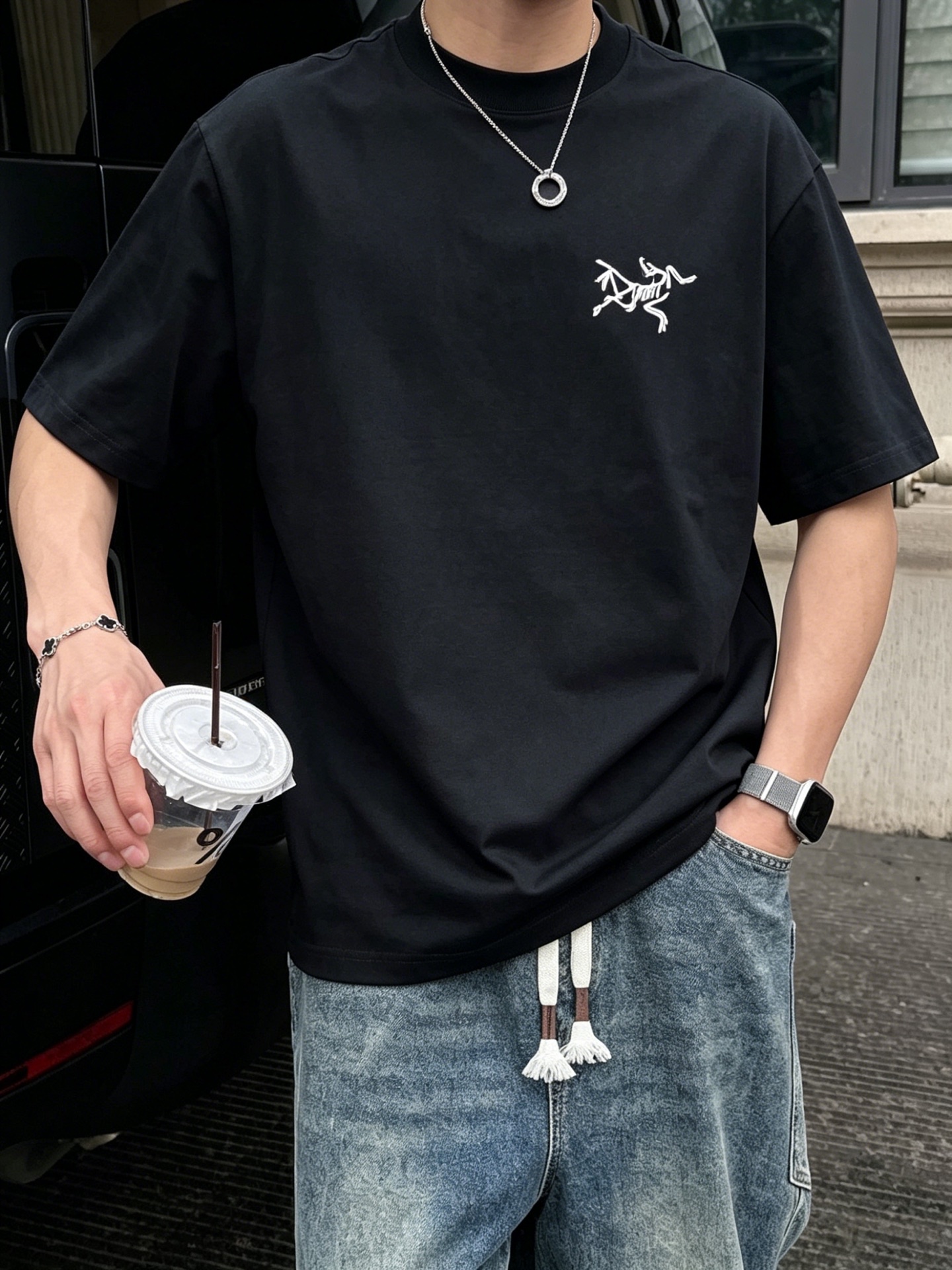 アークテリクス「ARC'TERYX」ロゴプリントTシャツ / ショートスリーブ クルーネック