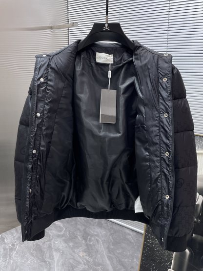 グッチ「Gucci」冬の新作 ラペル付きコットンジャケット