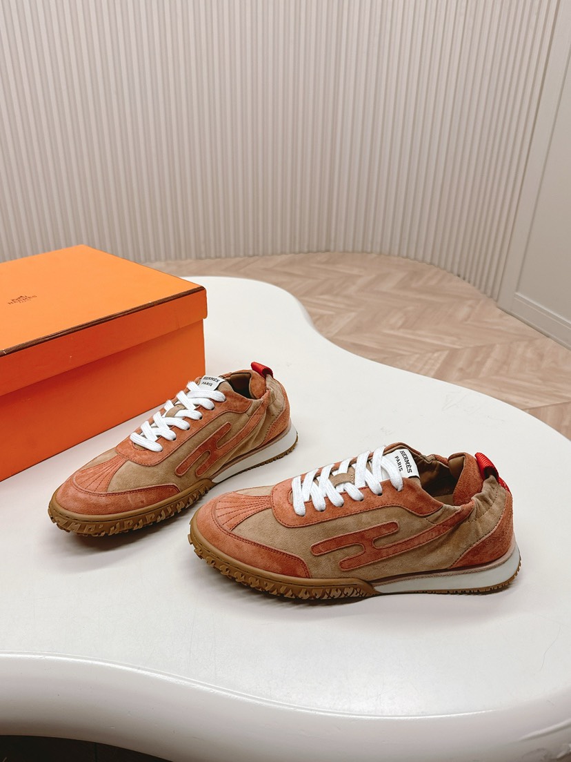 エルメス「Hermès」エルメス ガニーシューズ / レザースニーカー