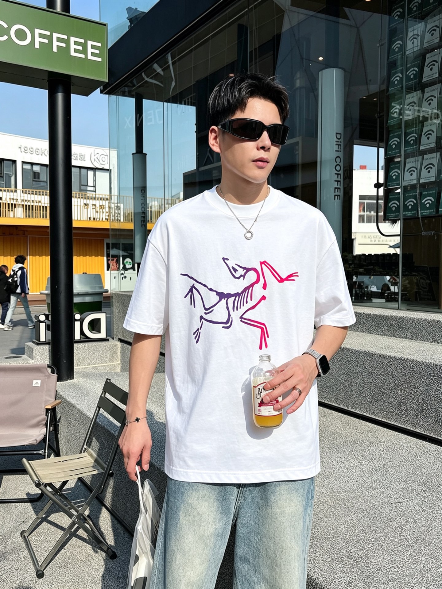 アークテリクス「ARC'TERYX」ロゴプリントTシャツ / ショートスリーブ クルーネック