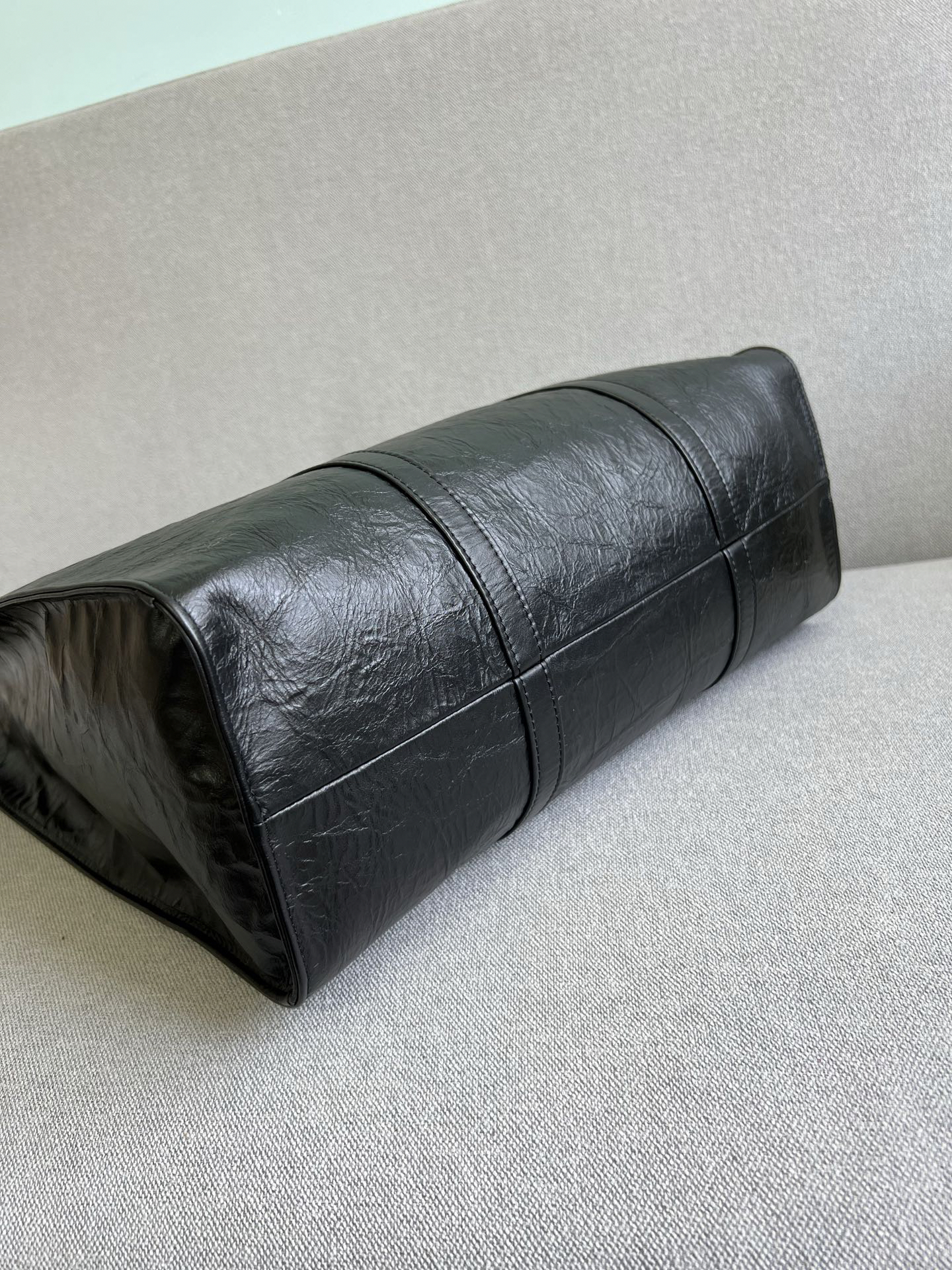 プラダ「Prada」ヴィンテージラムスキン ドレープトート トートバッグ