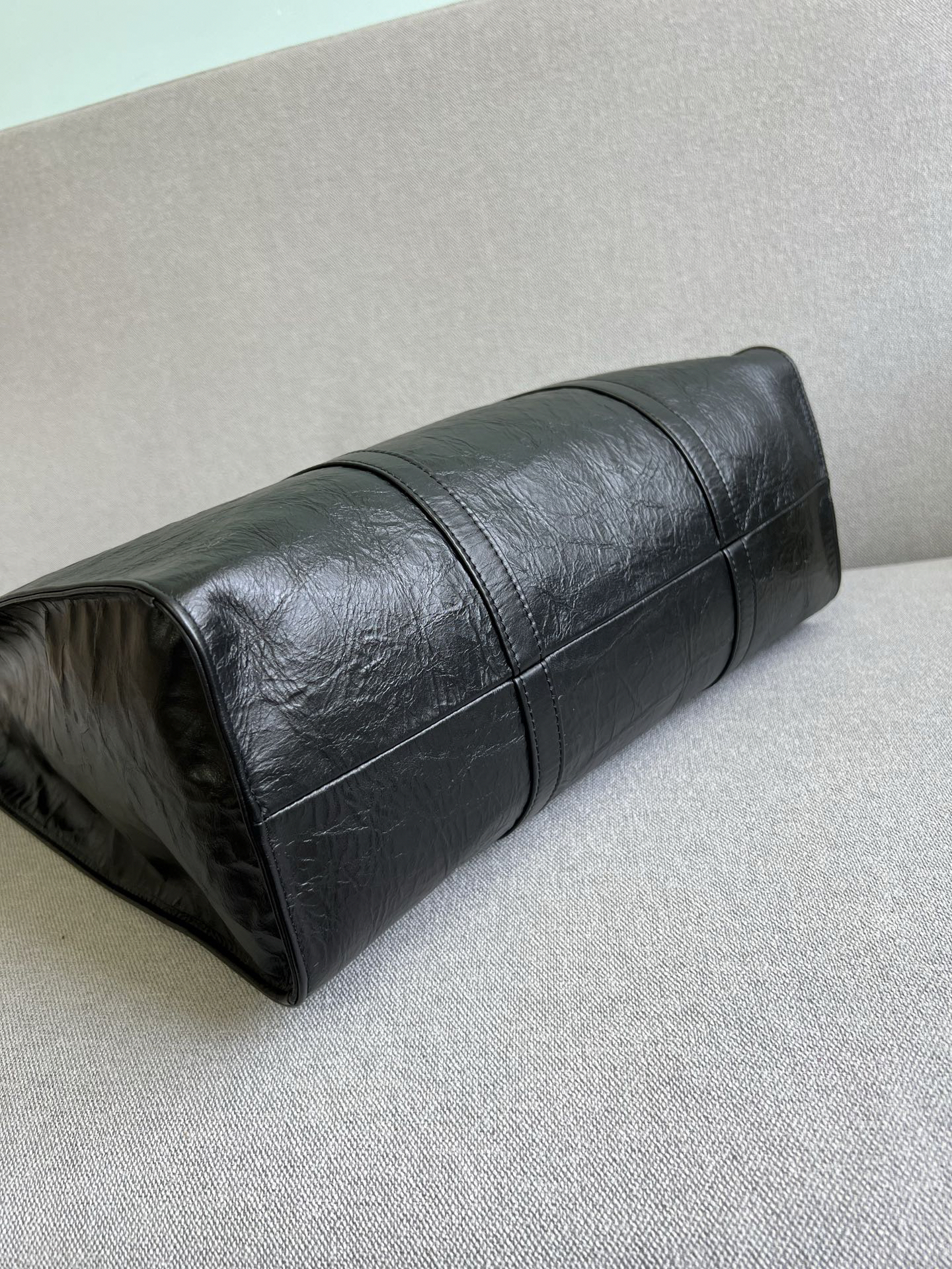 プラダ「Prada」ヴィンテージラムスキン ドレープトート トートバッグ