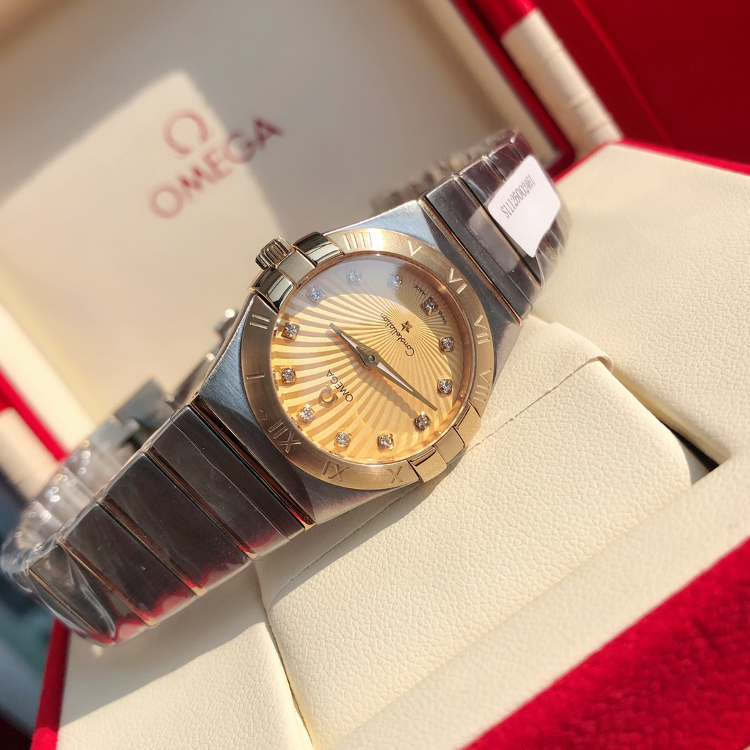 オメガ［Omega］コンステレーションシリーズ クオーツ レディースウォッチ27MM