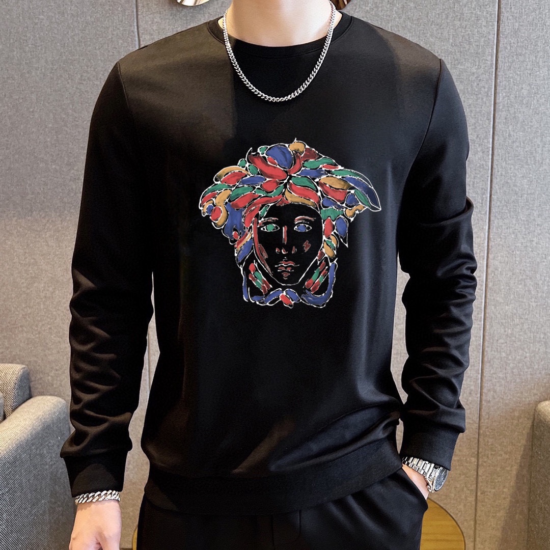 ヴェルサーチ「Versace」2025年秋冬 クルーネックスウェットスーツセット