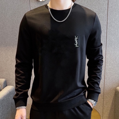 サンローラン「Saint Laurent」2025 秋冬ローマコットン スウェットセット