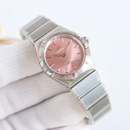 オメガ「Omega」星座シリーズ28 mmクワット腕時計