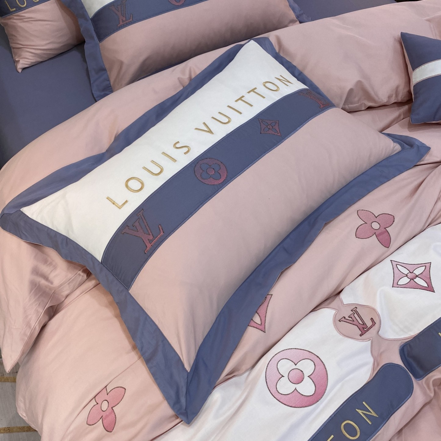 ルイ・ヴィトン「Louis Vuitton」プレミアムコットン デジタルプリント 4点セット