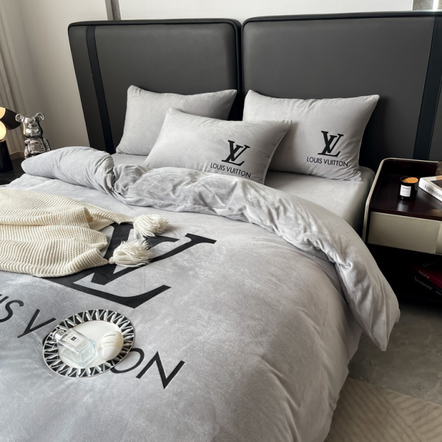 ルイ・ヴィトン「Louis Vuitton」プレミアム クリスタルベルベット プリント 4点セット