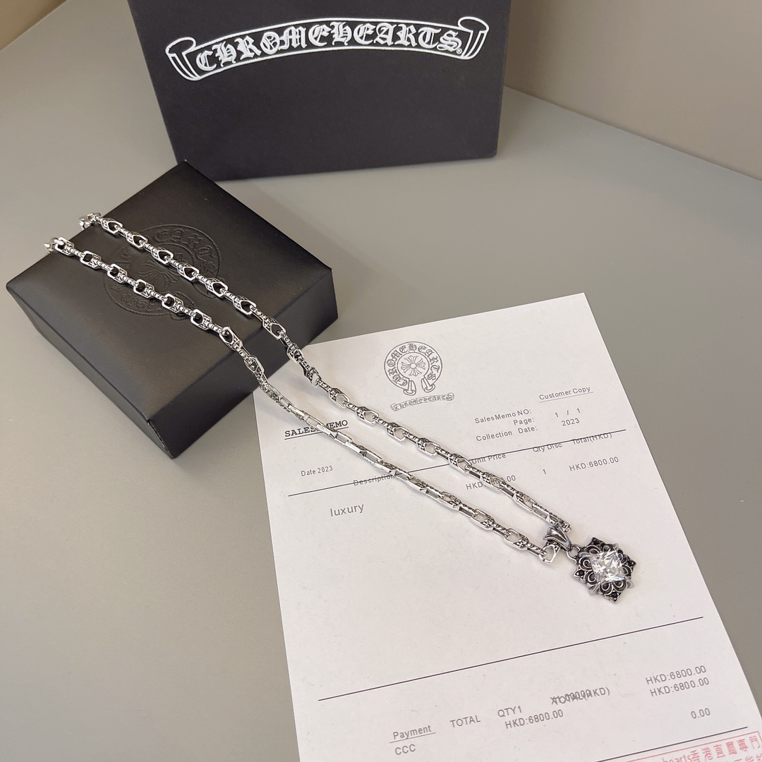クロムハーツ「Chrome Hearts」シンプルペンダントネックレス - ユニセックス