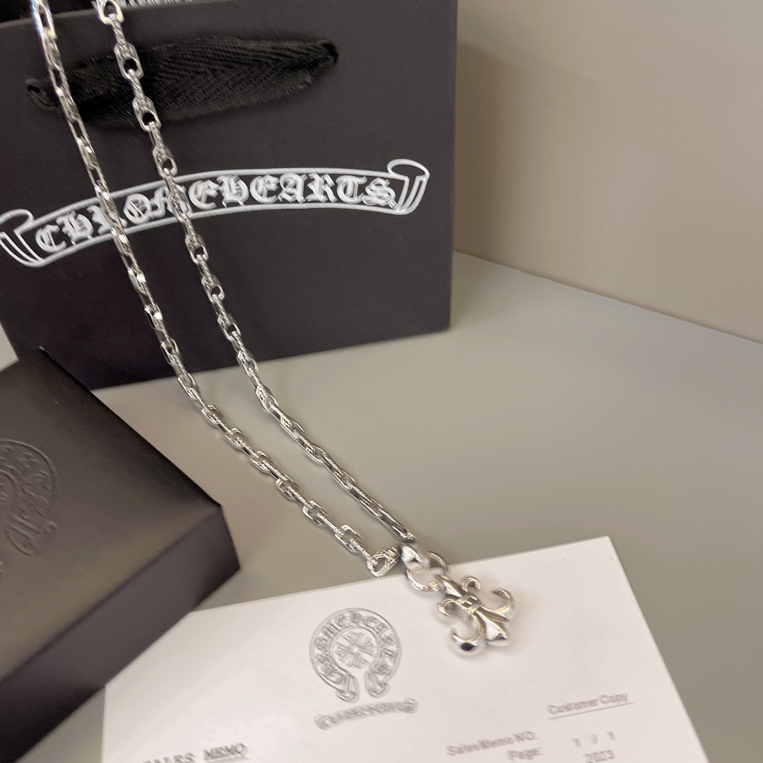 クロムハーツ「Chrome Hearts」シンプルペンダントネックレス - ユニセックス