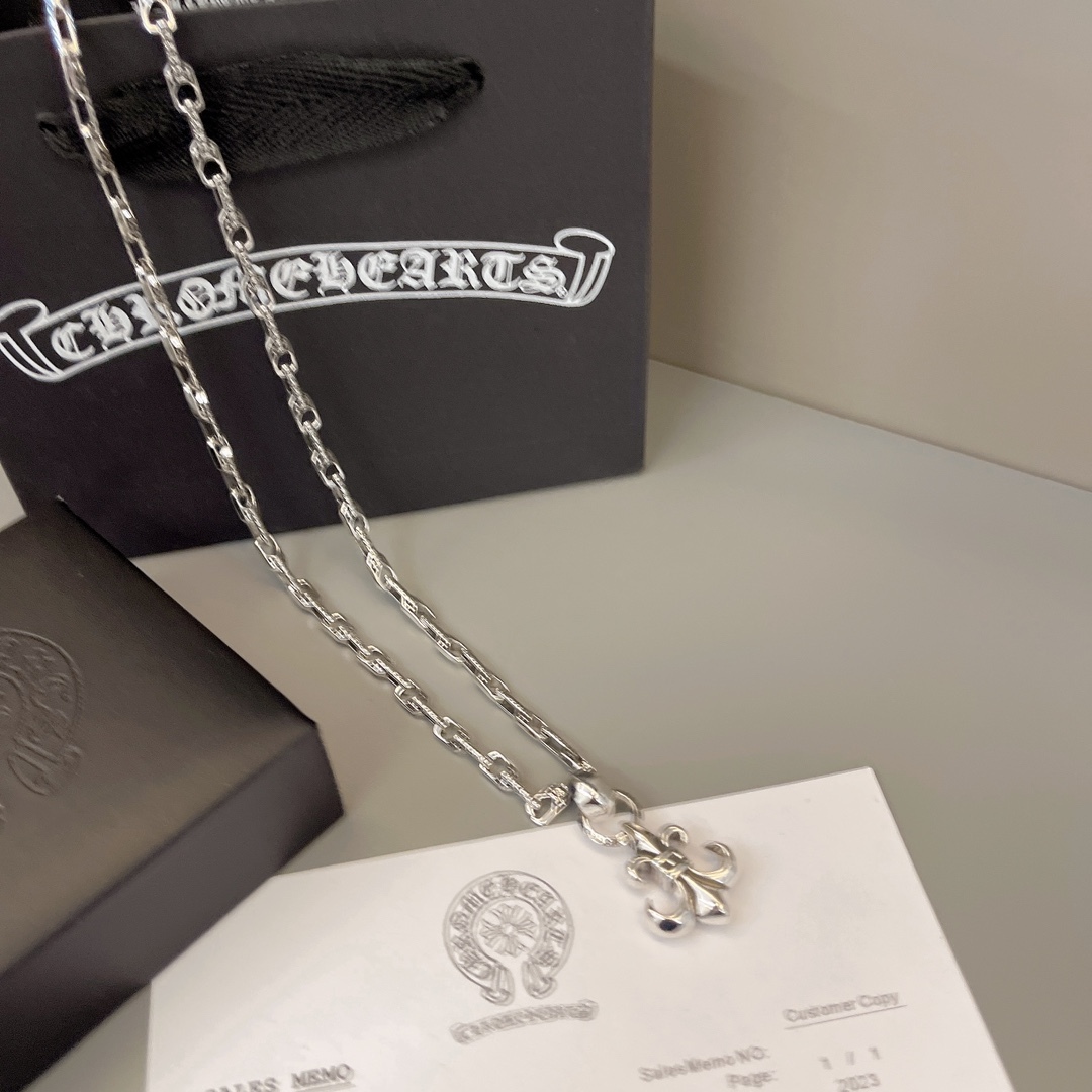 クロムハーツ「Chrome Hearts」シンプルペンダントネックレス - ユニセックス