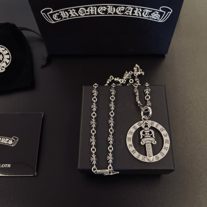 クロムハーツ「Chrome Hearts」シンプルペンダントネックレス - ユニセックス
