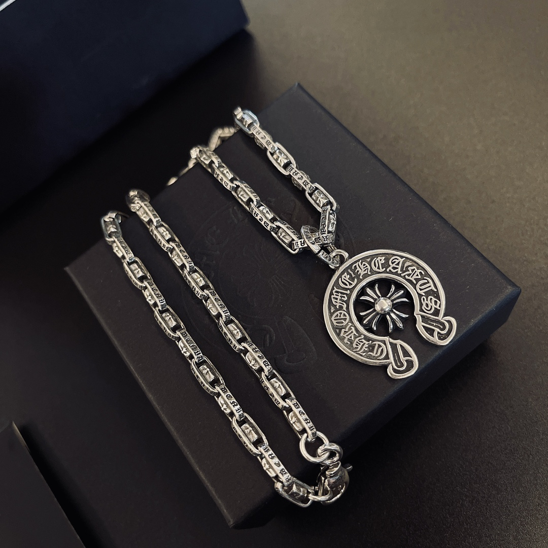 クロムハーツ「Chrome Hearts」シンプルペンダントネックレス - ユニセックス