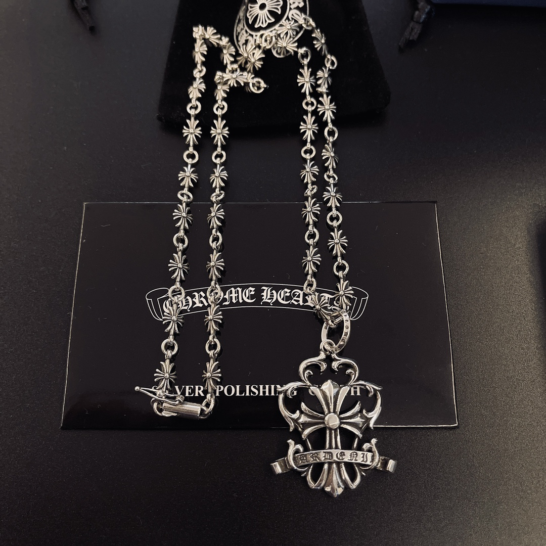 クロムハーツ「Chrome Hearts」シンプルペンダントネックレス - ユニセックス