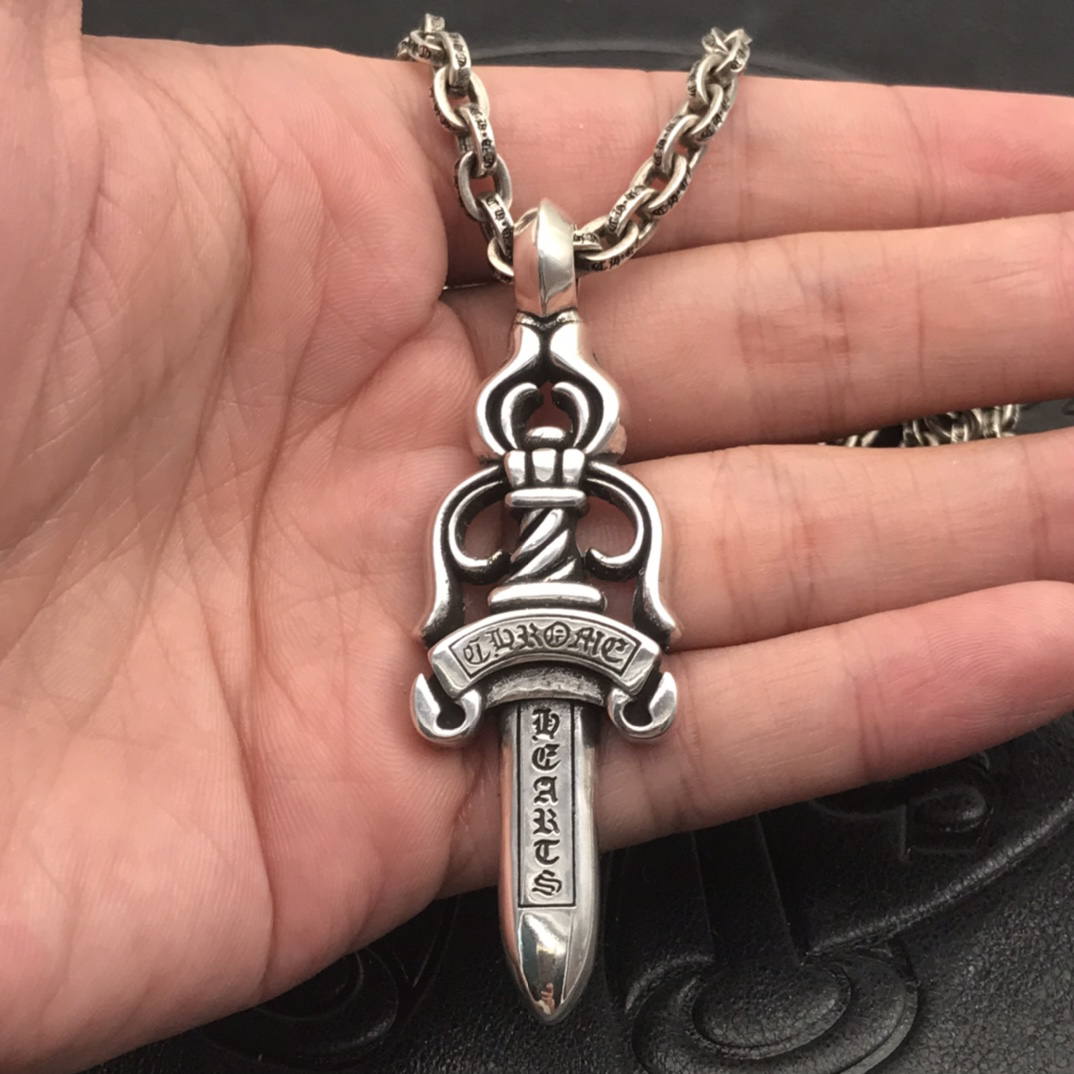 クロムハーツ「Chrome Hearts」シンプルペンダントネックレス - ユニセックス