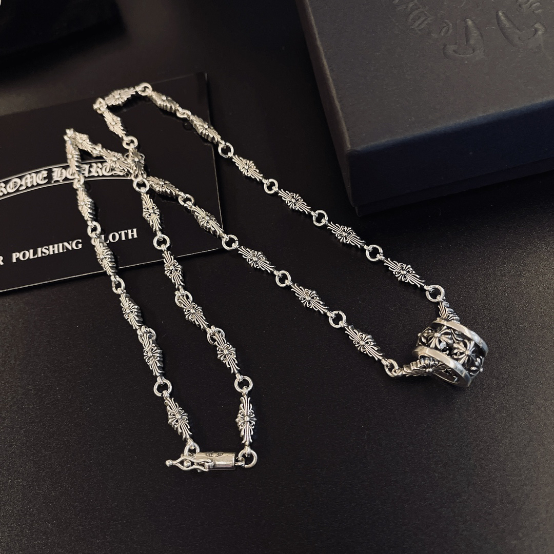 クロムハーツ「Chrome Hearts」シンプルペンダントネックレス - ユニセックス