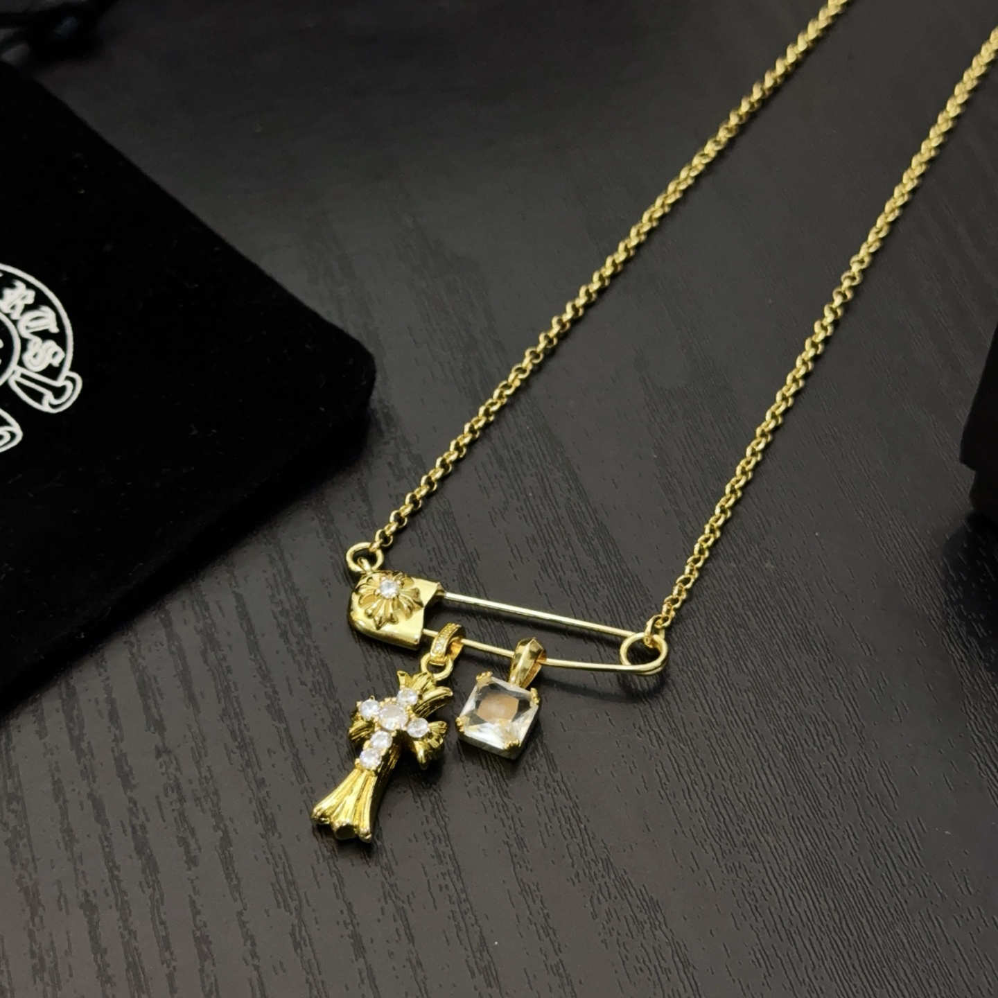 クロムハーツ「Chrome Hearts」シンプルペンダントネックレス - ユニセックス