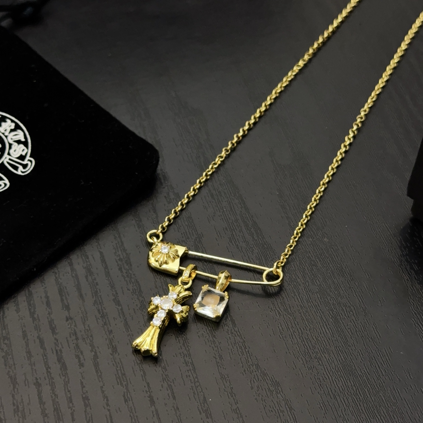 クロムハーツ「Chrome Hearts」シンプルペンダントネックレス - ユニセックス