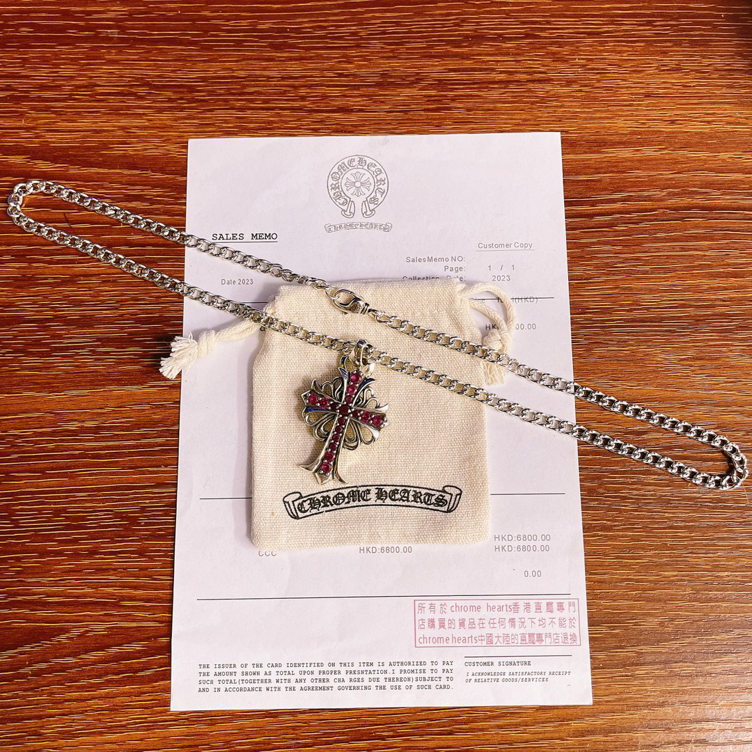 クロムハーツ「Chrome Hearts」シンプルペンダントネックレス - ユニセックス