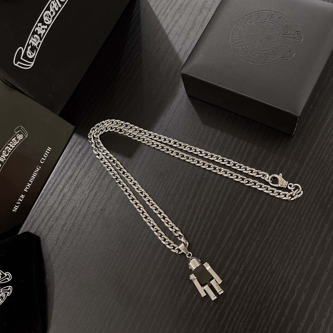 クロムハーツ「Chrome Hearts」シンプルペンダントネックレス - ユニセックス