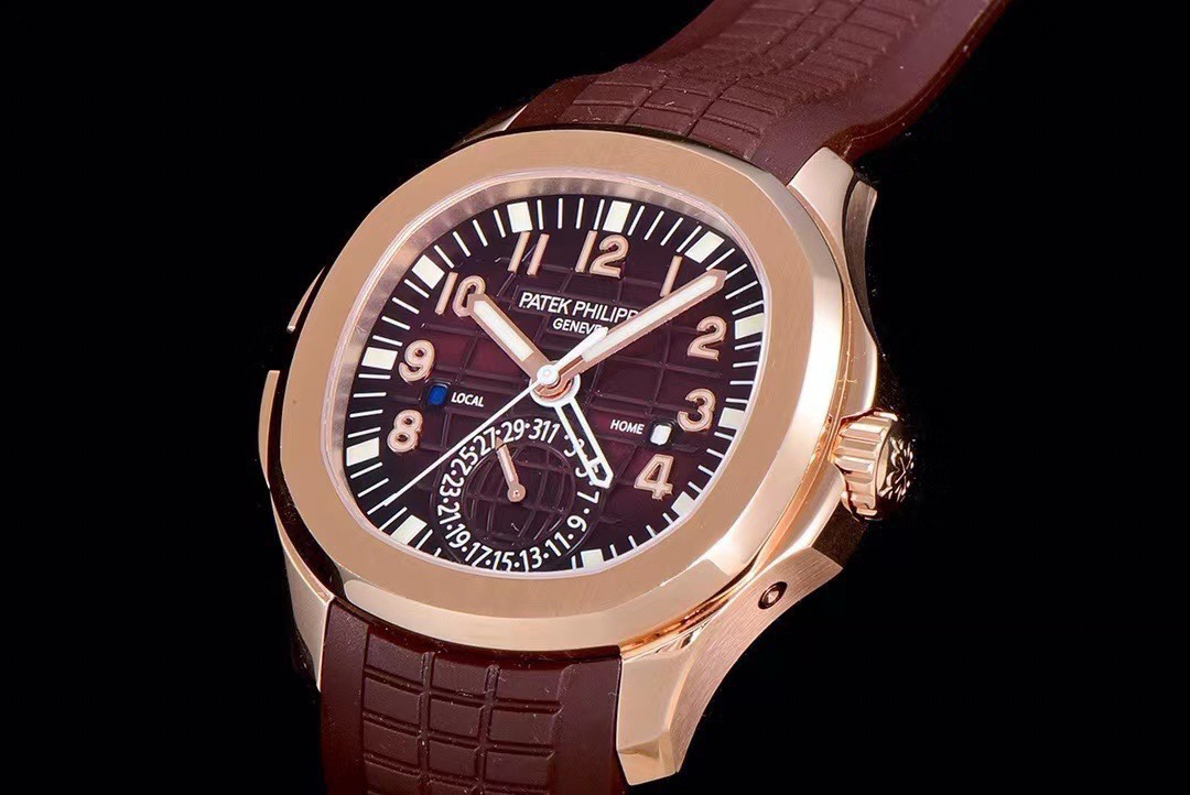 パテック フィリップ「Patek Philippe」アクアノート トラベルタイム40mmメンズウォッチ