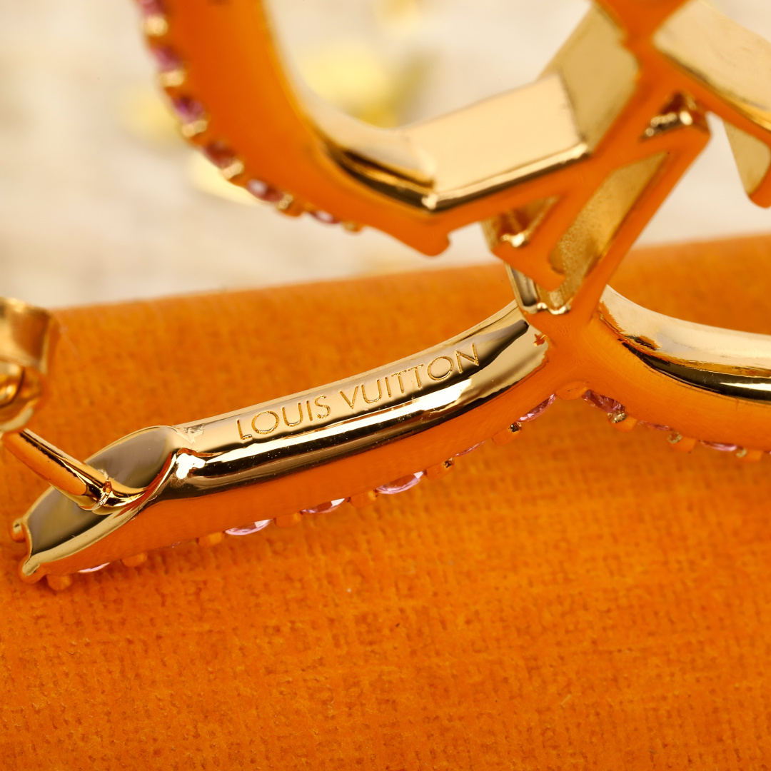 ルイ・ヴィトン「Louis Vuitton」 Idylle Blossom ピンクダイヤモンド・イヤリング（イヤリング）