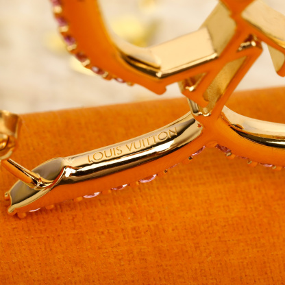 ルイ・ヴィトン「Louis Vuitton」 Idylle Blossom ピンクダイヤモンド・イヤリング（イヤリング）