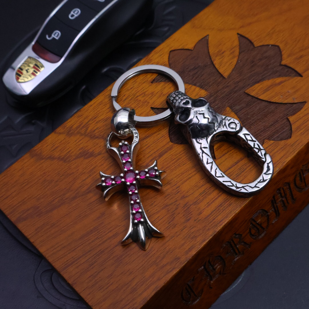 クロムハーツ「Chrome Hearts」キーホルダー＆バッグチャーム - トレンドシンボル