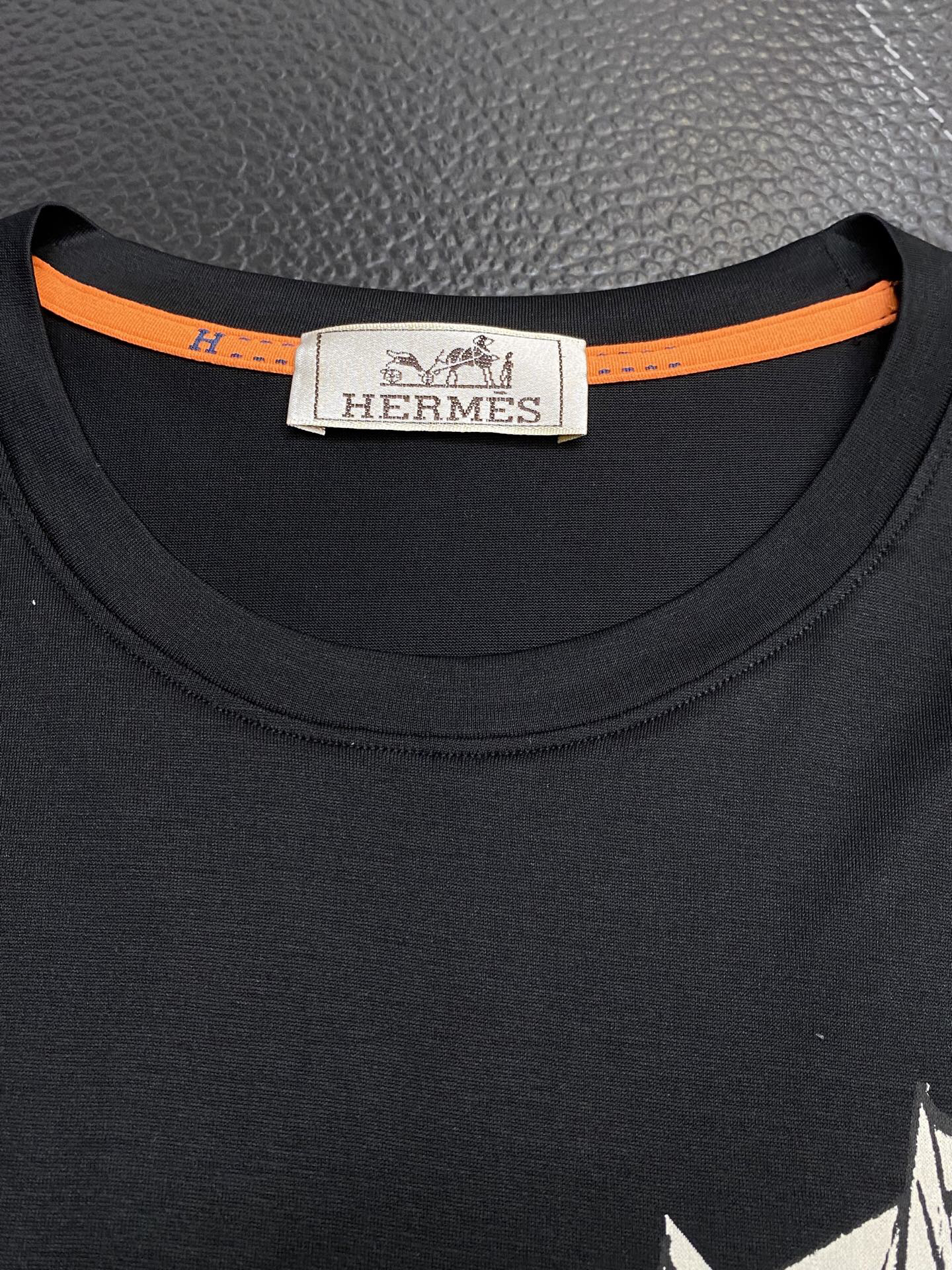 エルメス「Hermès」2025 メンズ カジュアルTシャツ