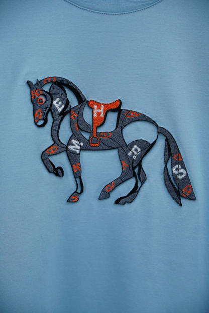 エルメス「Hermès」2025 サマーコレクション メンズ クルーネックTシャツ