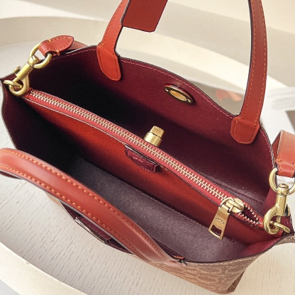 コーチ「Coach」 Willow Tote 24 シリーズ レディース ミニトートバッグ