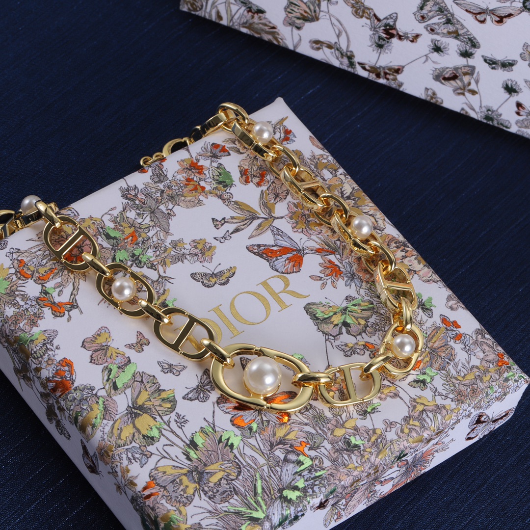 ディオール「Dior」ROSE DES VENTS ネックレス40CM