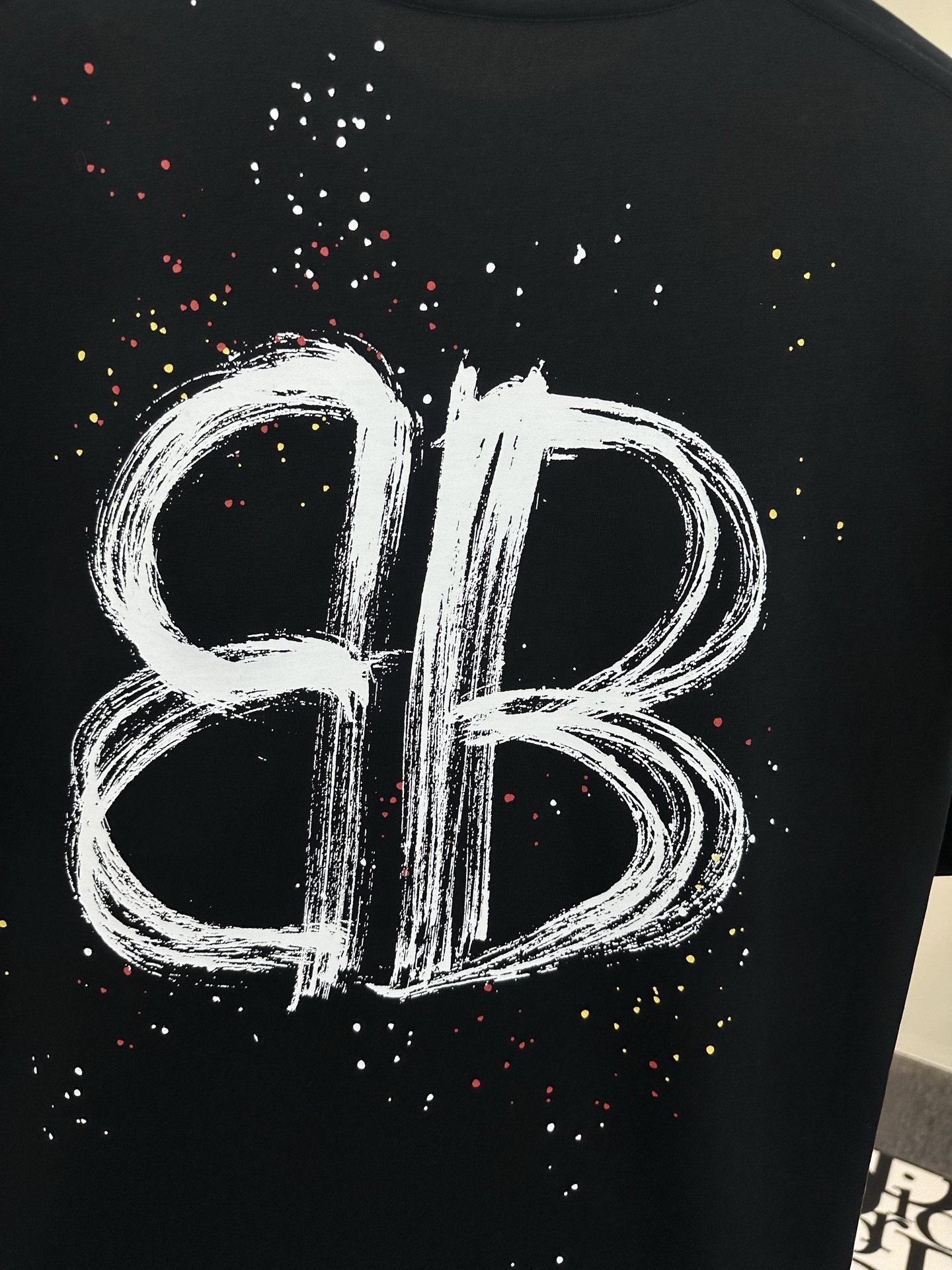 バレンシアガ「Balenciaga」24 ss 3 Mロゴ刺繍パッチワーク半袖Tシャツ