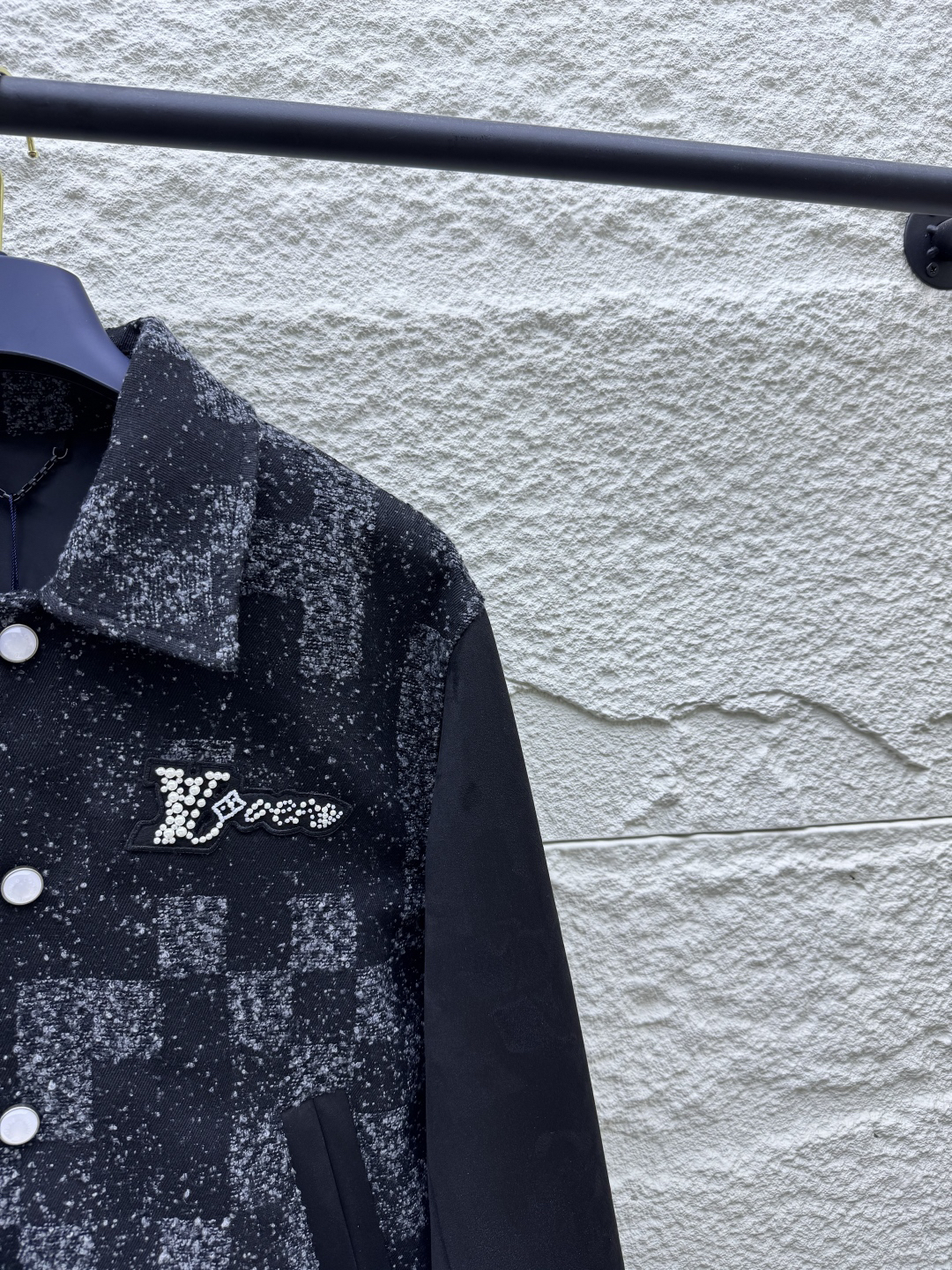 ルイ・ヴィトン「Louis Vuitton」Damier ビーズ ベースボール ジャケット