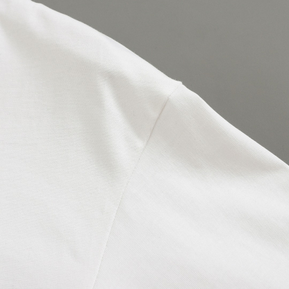 バレンシアガ「Balenciaga」赤美紋紙プリント半袖