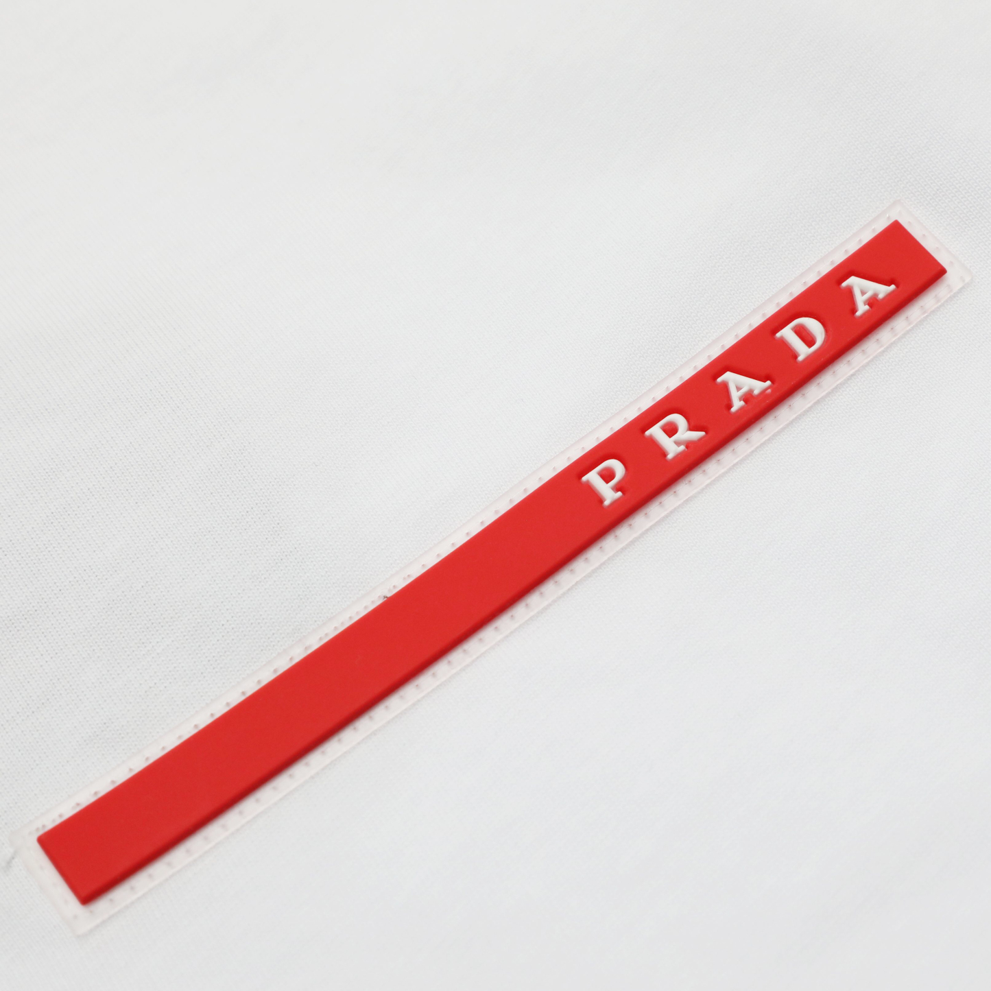 プラダ「Prada」ベーシックロゴ カジュアルクルーネックTシャツ