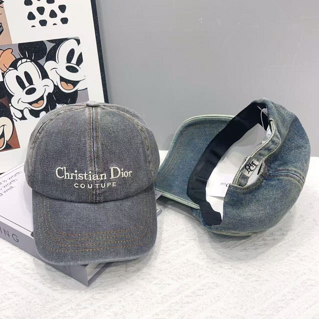 ディオール「Dior」2025春夏 シンプル ベースボールキャップ