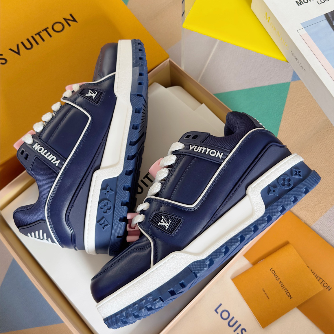 「コラボモデル」Louis Vuitton x Trainer Maxi スニーカー