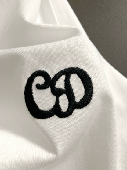 ディオール「Dior」25SS プレミアム エンブロイダリー ロゴTシャツ