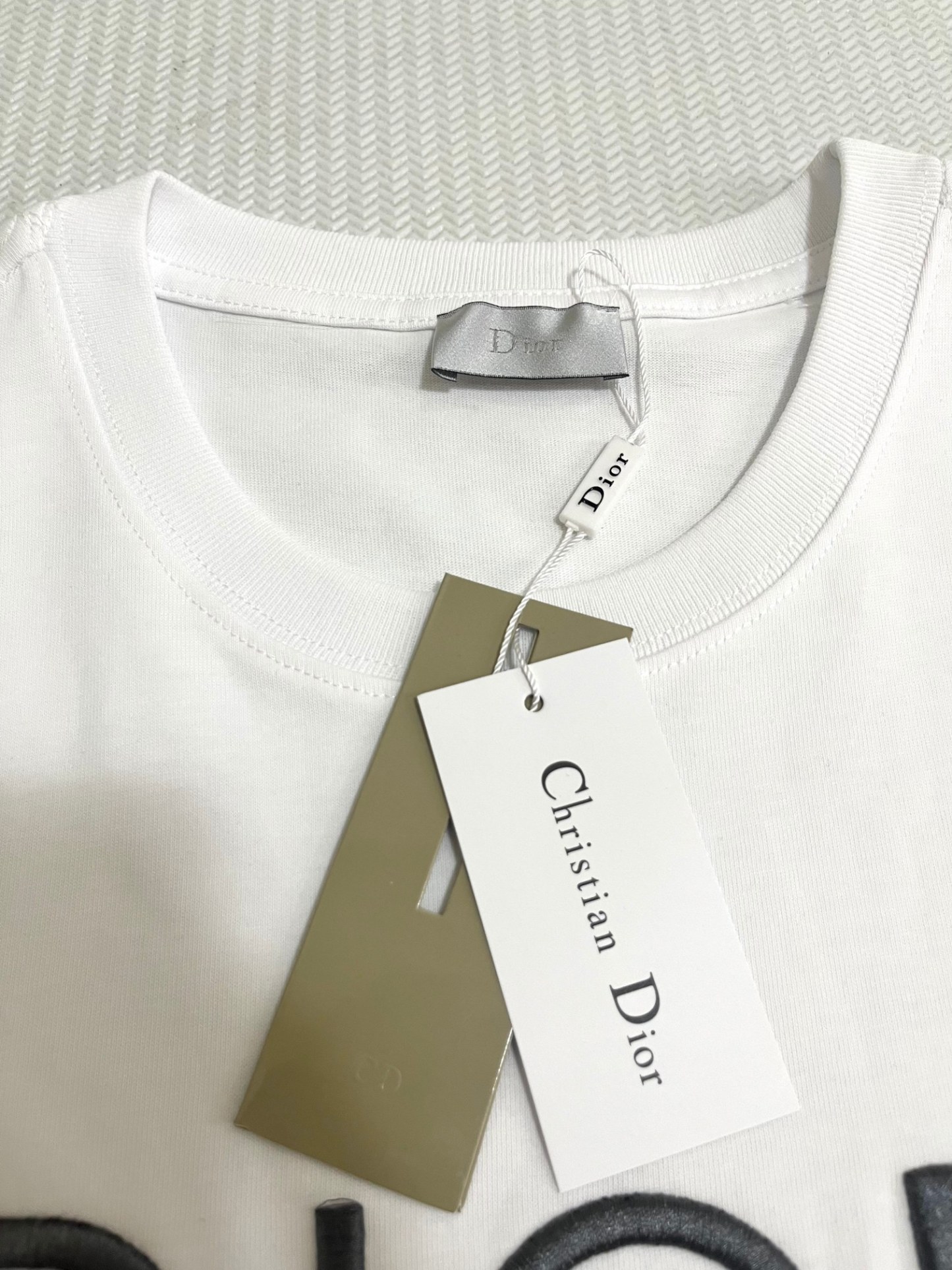 ディオール「Dior」25SS プレステージ エンブロイダリー クルーネックTシャツ