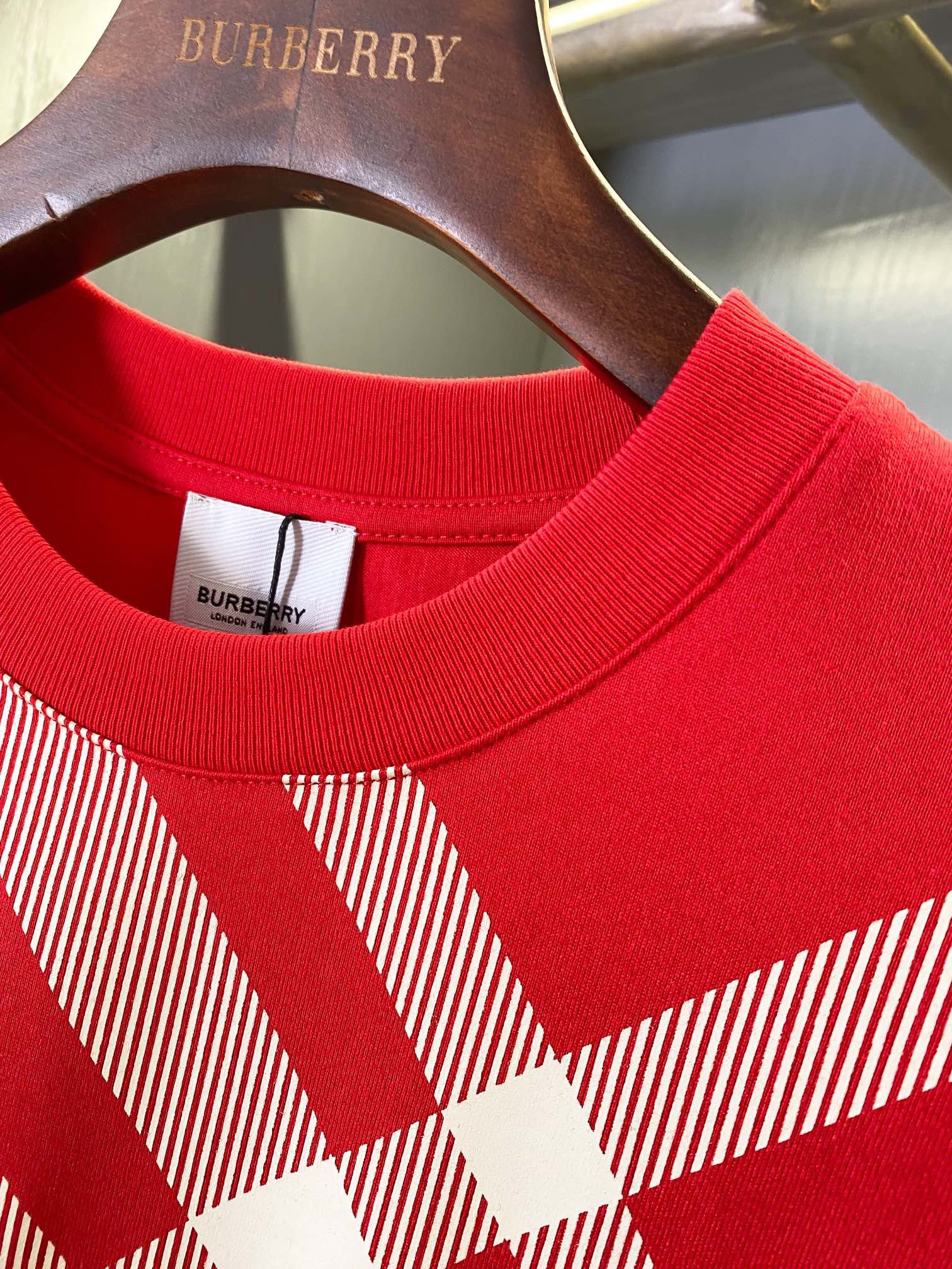 バーバリー「Burberry」クラシック チェック コットン Tシャツ